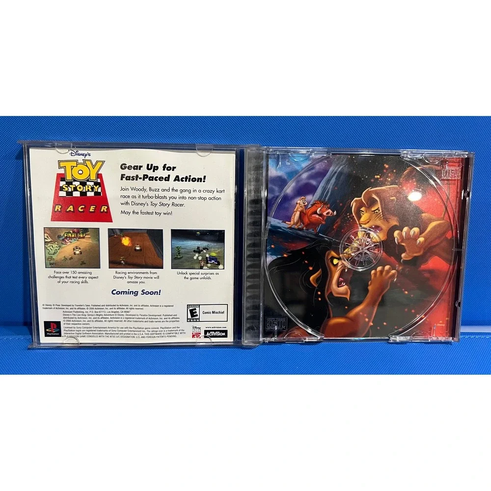 Disney's The Lion King Simba's Mighty Adventure Sony PlayStation PS1 SLUS-01282